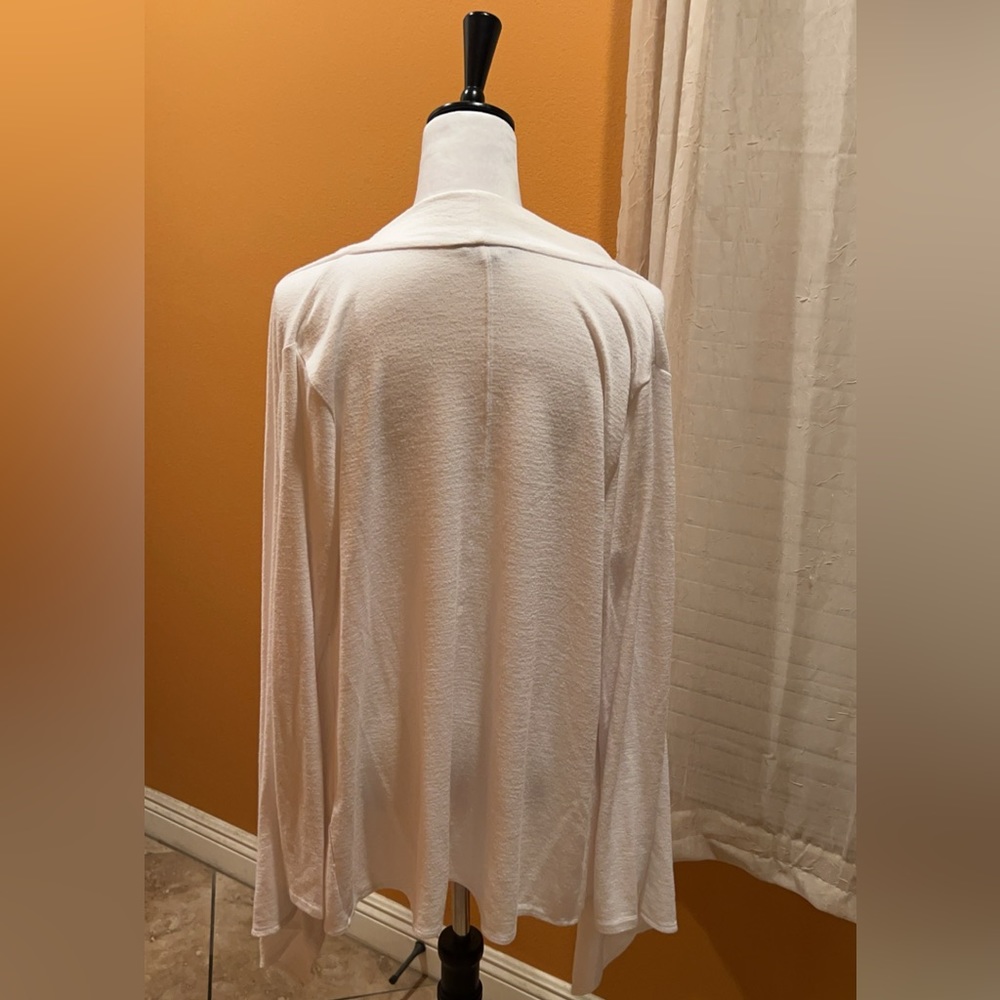 Banana Republic | Women’s White Asymmetrical Cardigan Sweater Top Small - Picture 7 of 7